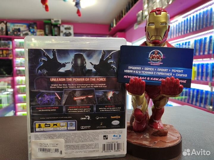 Диск PS3 Star Wars: The Force Unleashed