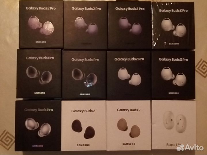 Samsung galaxy buds разные модели и цвета кейсы