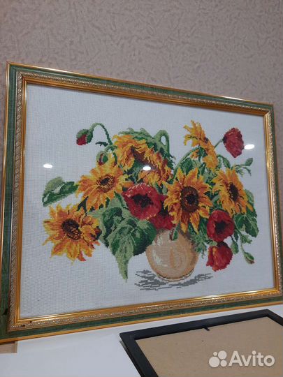 Картина вышитая крестом