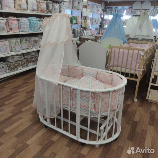 Постелька в овальную кровать новые