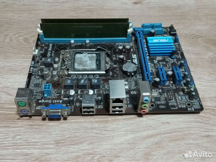 Материнская плата с процессором Intel pentium