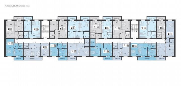 1-к. квартира, 34,5 м², 4/5 эт.