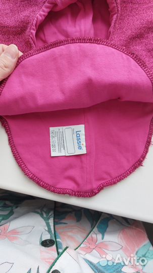 Комплект Шапка шлем и варежки краги Lassie 50-54