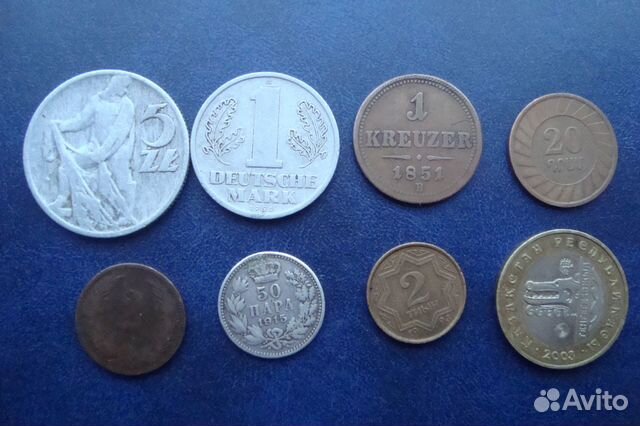 Нечастые монеты разных стран мира