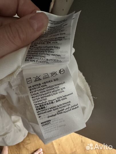 Платье белое hm