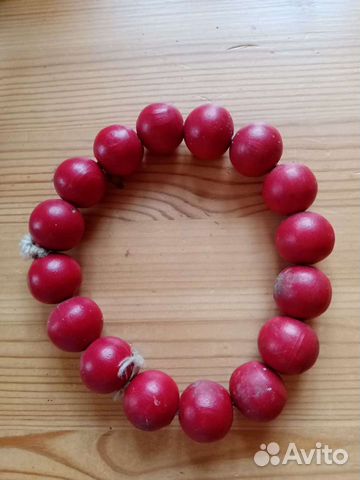 Советские деревянные бусы. Винтажные бусы