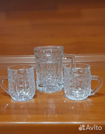 Хрустальные кружки,рюмки