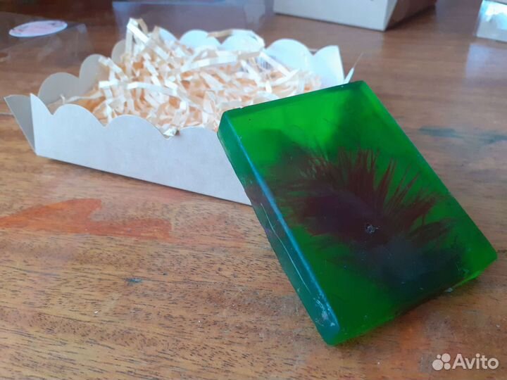 Мыло ручной работы Перо птицы