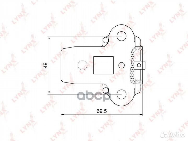 Натяжитель ремня грм hyundai Santa Fe(CM) 2.7 0
