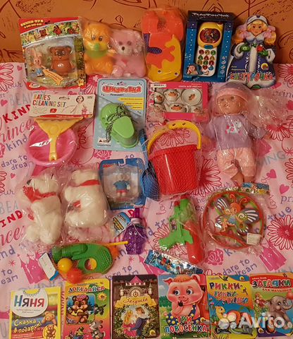 Игрушки,книги для девочки от 3 лет.Новые