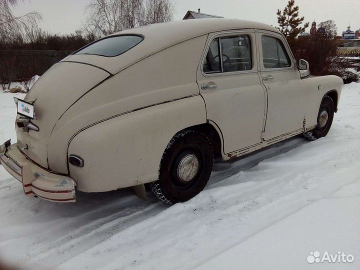 ГАЗ М-20 Победа 2.1 МТ, 1953, 63 000 км