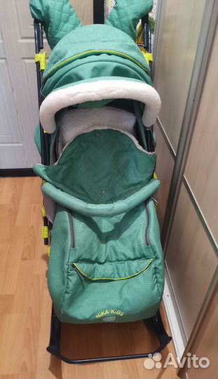 Санки коляска nika kids