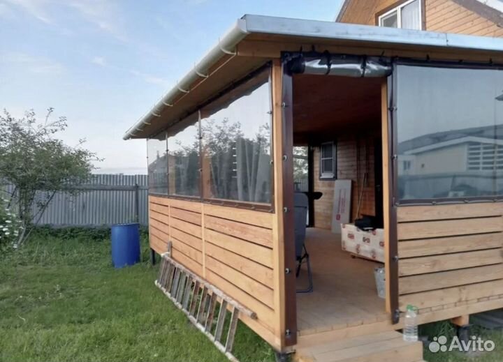 Мягкие окна морозостойкие