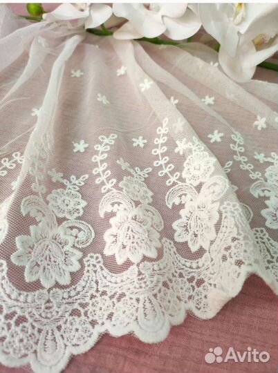 Кружево на сетке