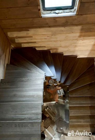 Каркас лестницы из металла