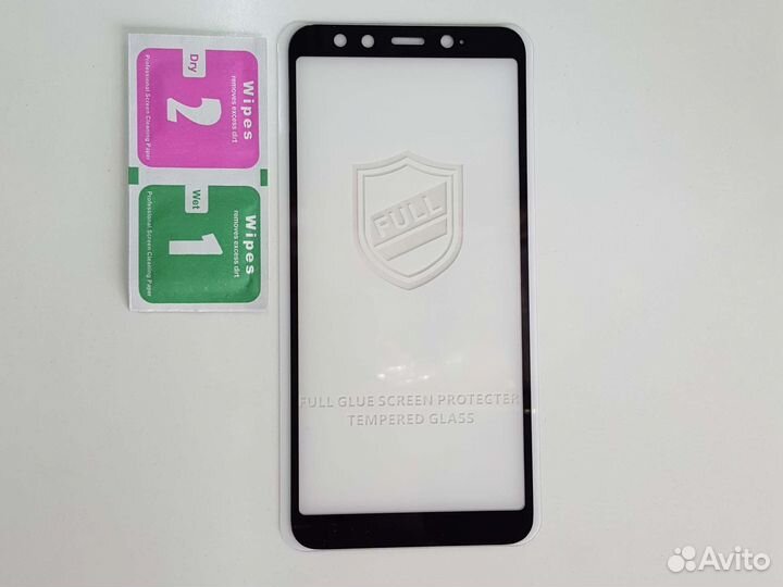 Защитное стекло на Xiaomi Mi A2 4 Черное