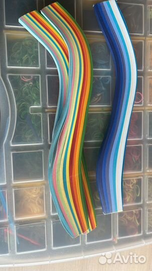 Резинки для плетения и карвинг бумага