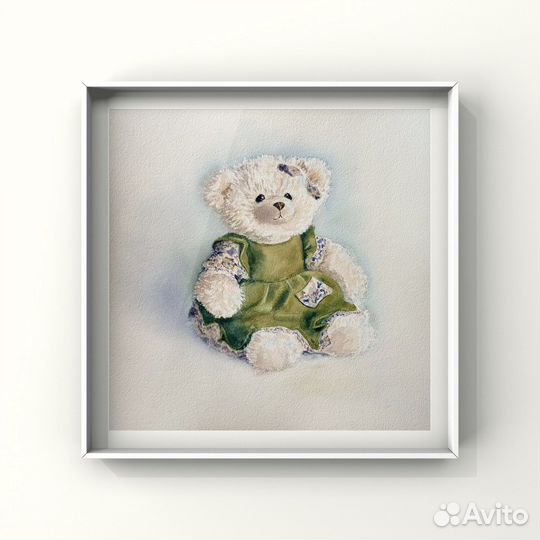 Акварель в детскую, декор