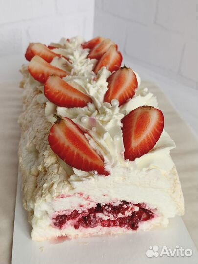 Меренговый рулет