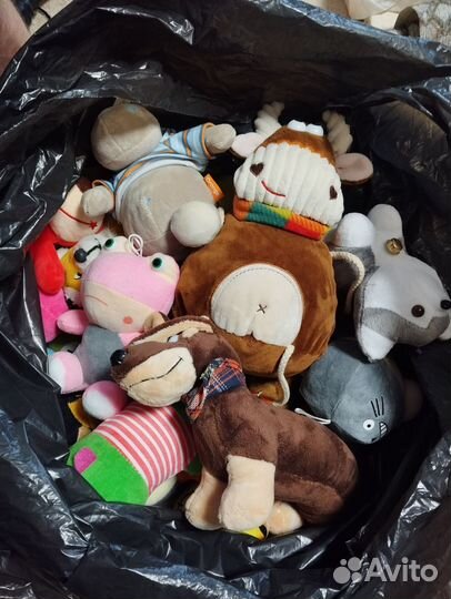 Мягкие игрушки пакетом бесплатно