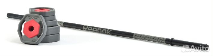 Штанга Reebok гриф+набор дисков