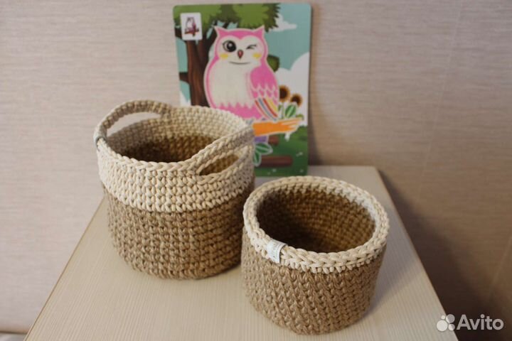 Набор корзинок ручная работа