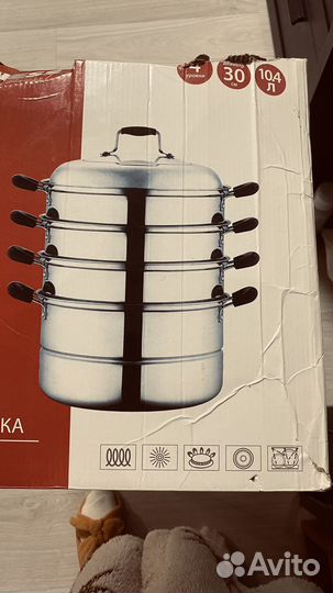 Кастрюля Мантоварка пароварка