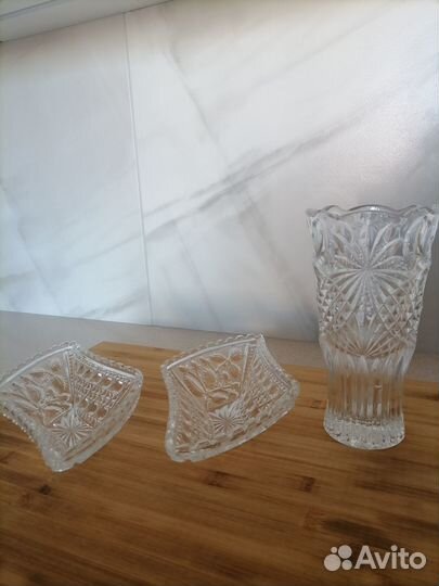 Ваза хрустальная СССР винтаж