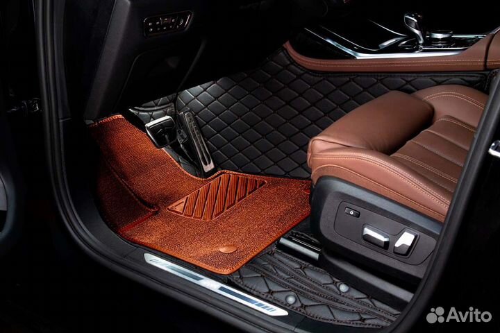 3D Коврики BMW Салон Багажник из Экокожи