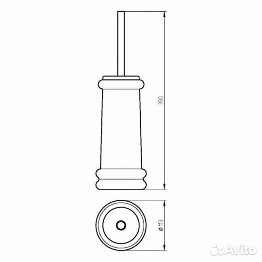 Ершик Migliore Mirella/Fortuna 30029 бронза