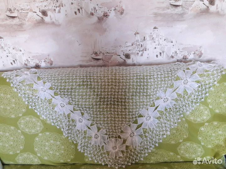 Шаль,ручная работа