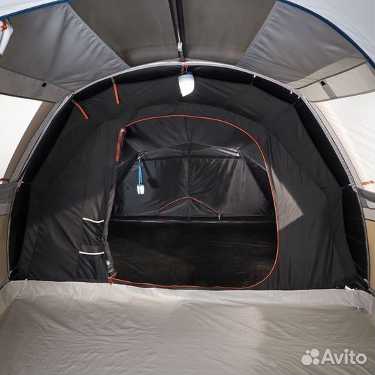 Палатка Quechua 4.1 AIR Seconds Fresh and Black