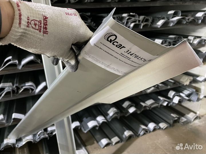 Порог левый Toyota RAV4 (XA30) 2005-2013 (0,8мм)