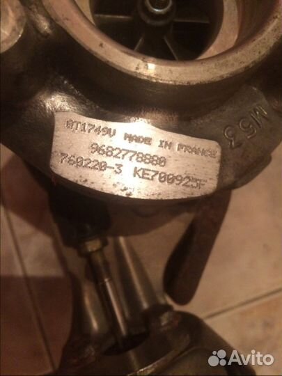 Турбина для фиат, Пежо, Ситроен, лянча