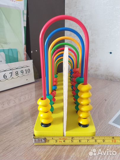 Деревянные детские счёты