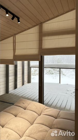 Дизайн и пошив римских штор