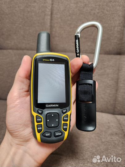Garmin gpsmap 64 + карабин