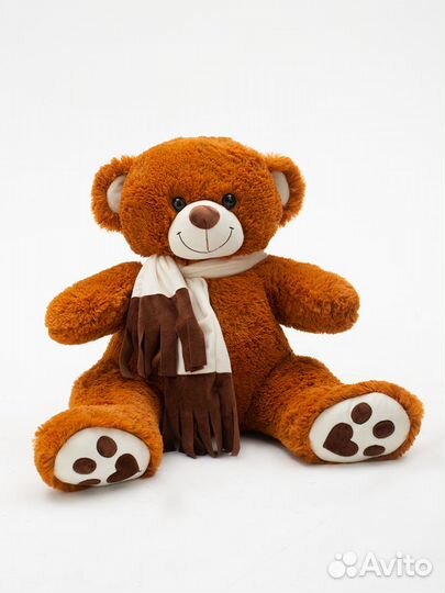 Медведь игрушка с шарфам