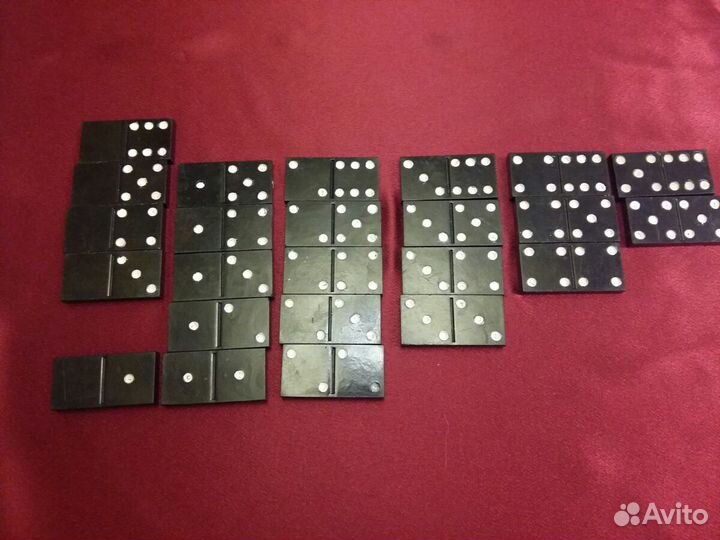 Домино и карточки лото б/у поштучно