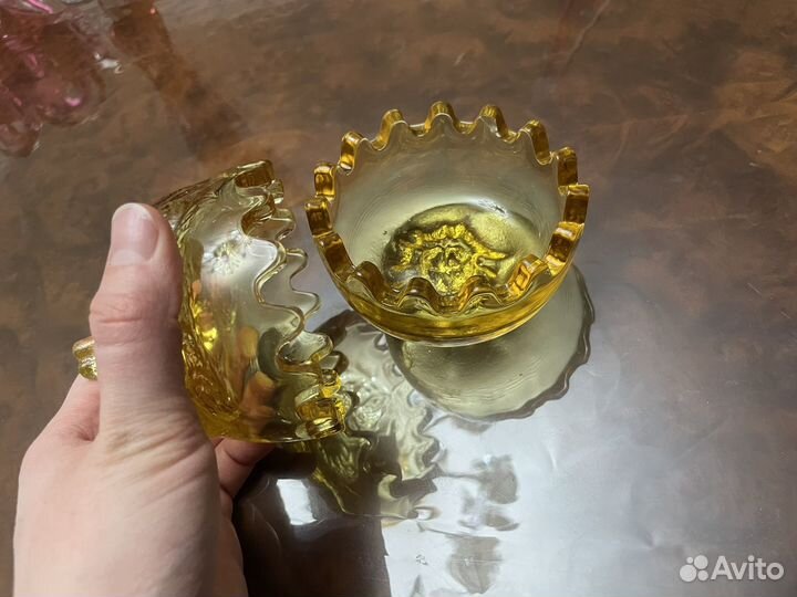 Лимонница стекло. Посуда. Для лимона