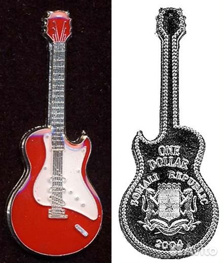 Гитара, Сомали 2004 год в коллекцию