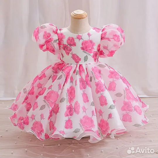 Пышное нарядное платье на девочку