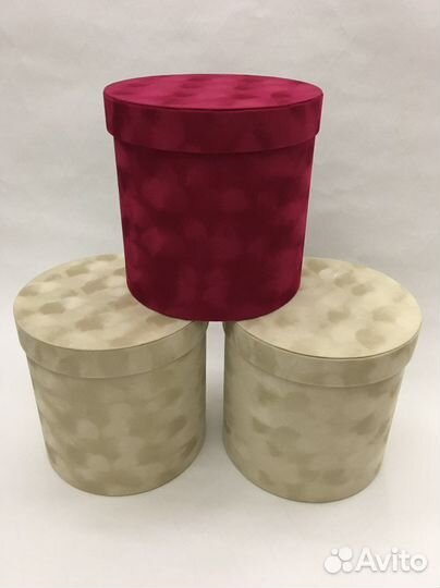 Коробка подарочная велюровая