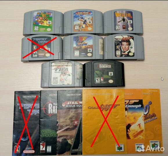 Картриджи для Nintendo 64