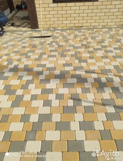 Укладка тротуарной плитки