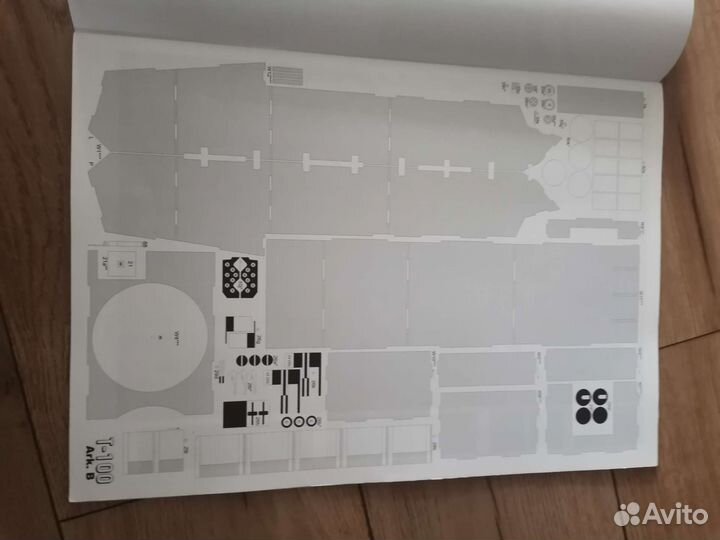 Сборная модель танка из бумаги