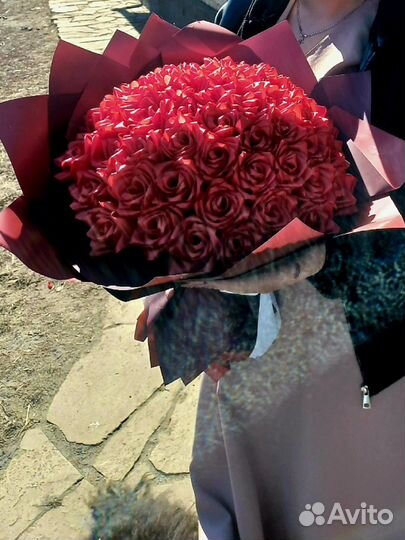 Букет из атласных лент