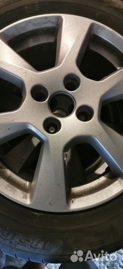 Колеса с дисками зимние, летние б.у на Ларгус, п