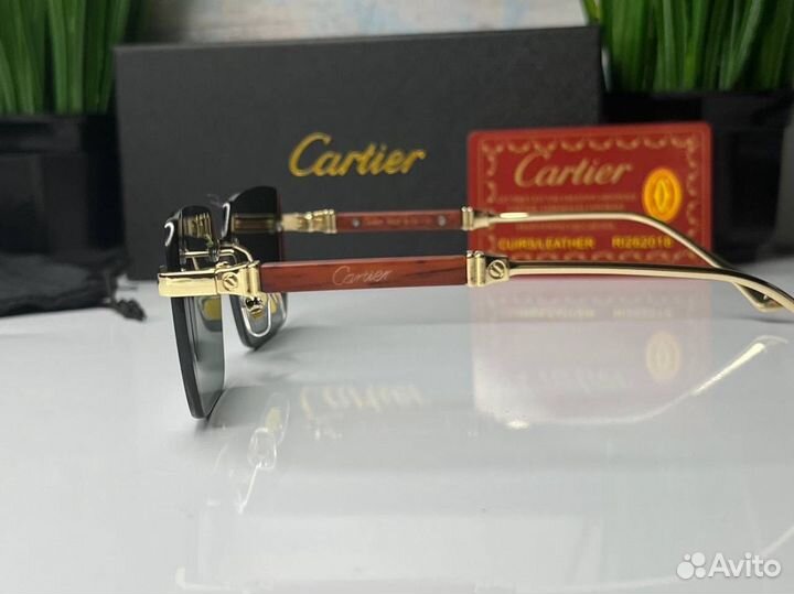 Солнцезащитные очки мужские cartier