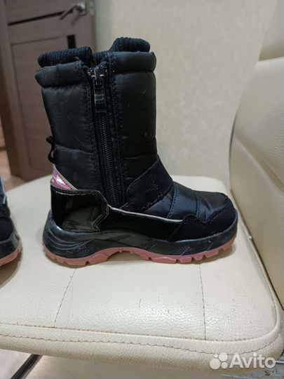 Сапоги зимние на девочку
